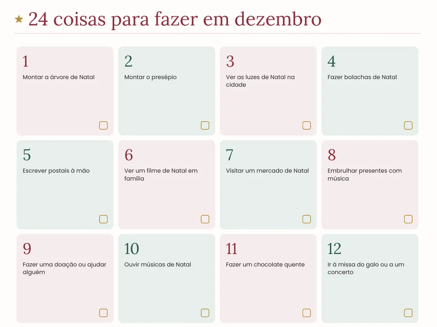 Christmas Planner (Portuguese)