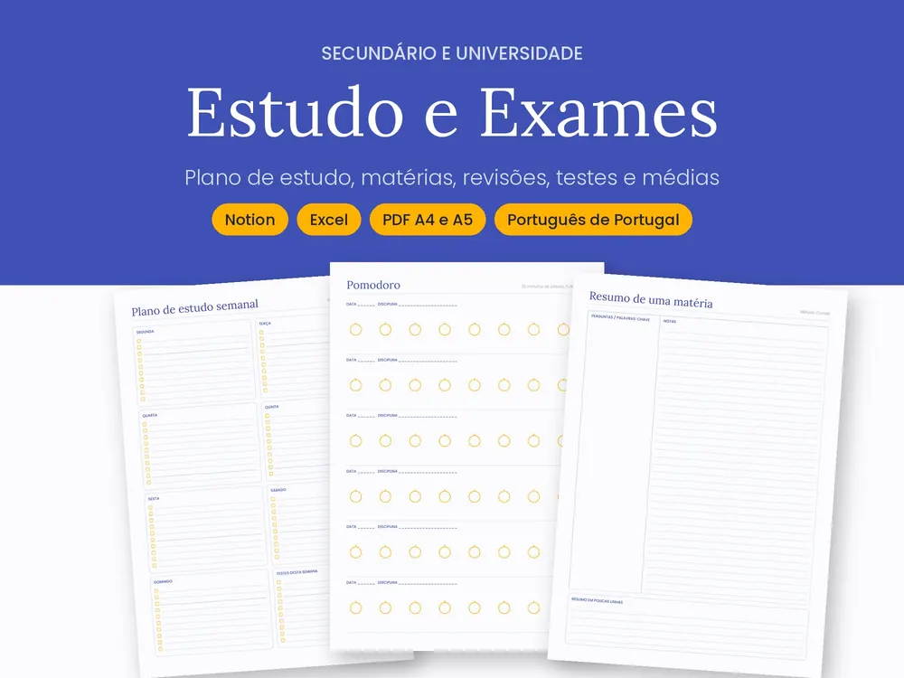Estudo e Exames
