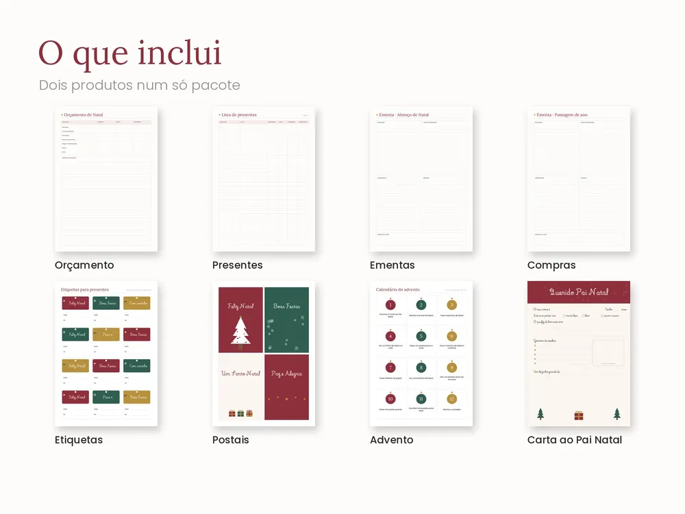 Pacote Natal Completo: O que inclui
